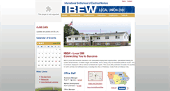 Desktop Screenshot of ibew288.org