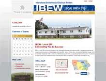 Tablet Screenshot of ibew288.org