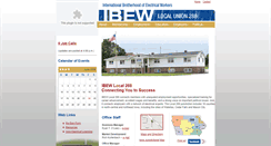 Desktop Screenshot of ibew288.com